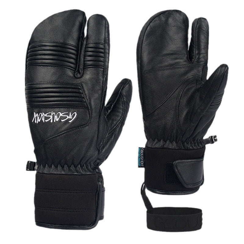 Outdoor warm and waterproof skiing/cycling gloves