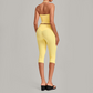 Wholesale Women's Halter Neck Yoga Set – High Elasticity Capri Pants Fitness Activewear