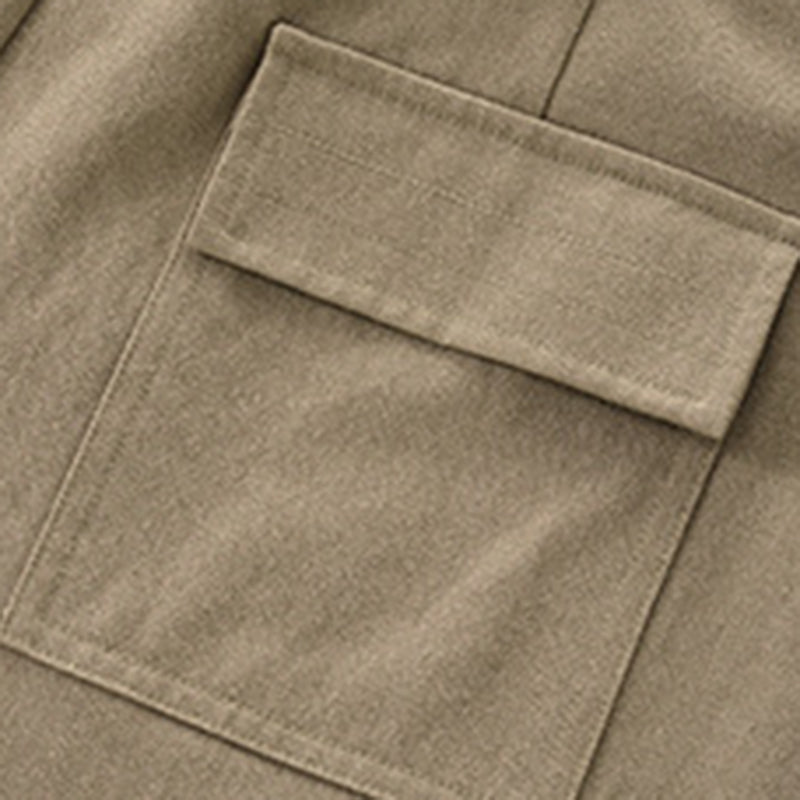 Drawstring cargo casual pants