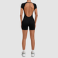 Wholesale Women's Open-Back Adjustable Yoga Bodysuit – Slim-Fit Butt-Lifting Short Romper