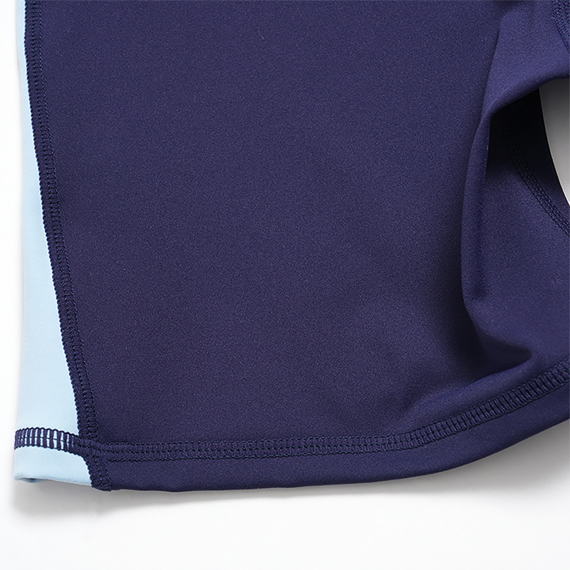 Wholesale Women's Colorblock Bare-Feel Yoga Set Tank Top & Shorts w/ Chest Pad