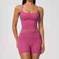Wholesale 2-Piece Yoga Set – Camisole Vest & Shorts Fitness Outfit