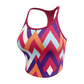 Wholesale Women's Halter Neck Printed Yoga Bra Top with Racerback