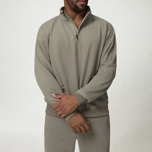 Wholesale Men's zipper sports casual sweatshirt | Wonderxfans bulk activewear