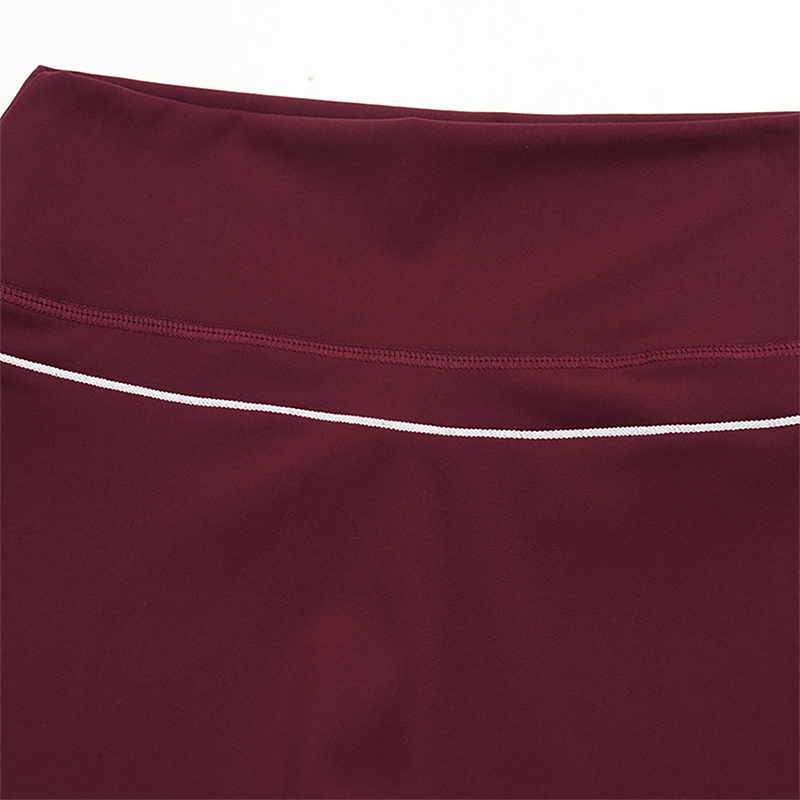 Wholesale Women's Brushed Yoga Shorts – Colorblock Tummy Control Butt Lift