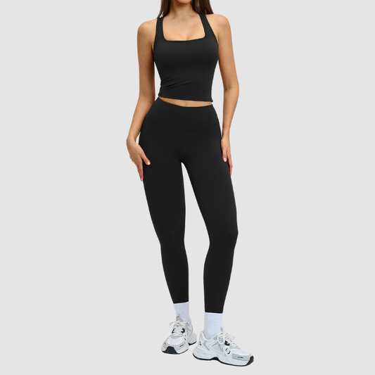 Wholesale racerback tank top + leggings | Wonderxfans bulk activewear