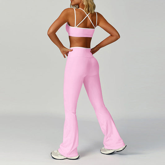 Wholesale Contrasting Color Sports Bra + | Wonderxfans bulk activewear