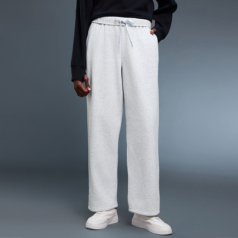 Fleece-Lined Straight Leg Pants