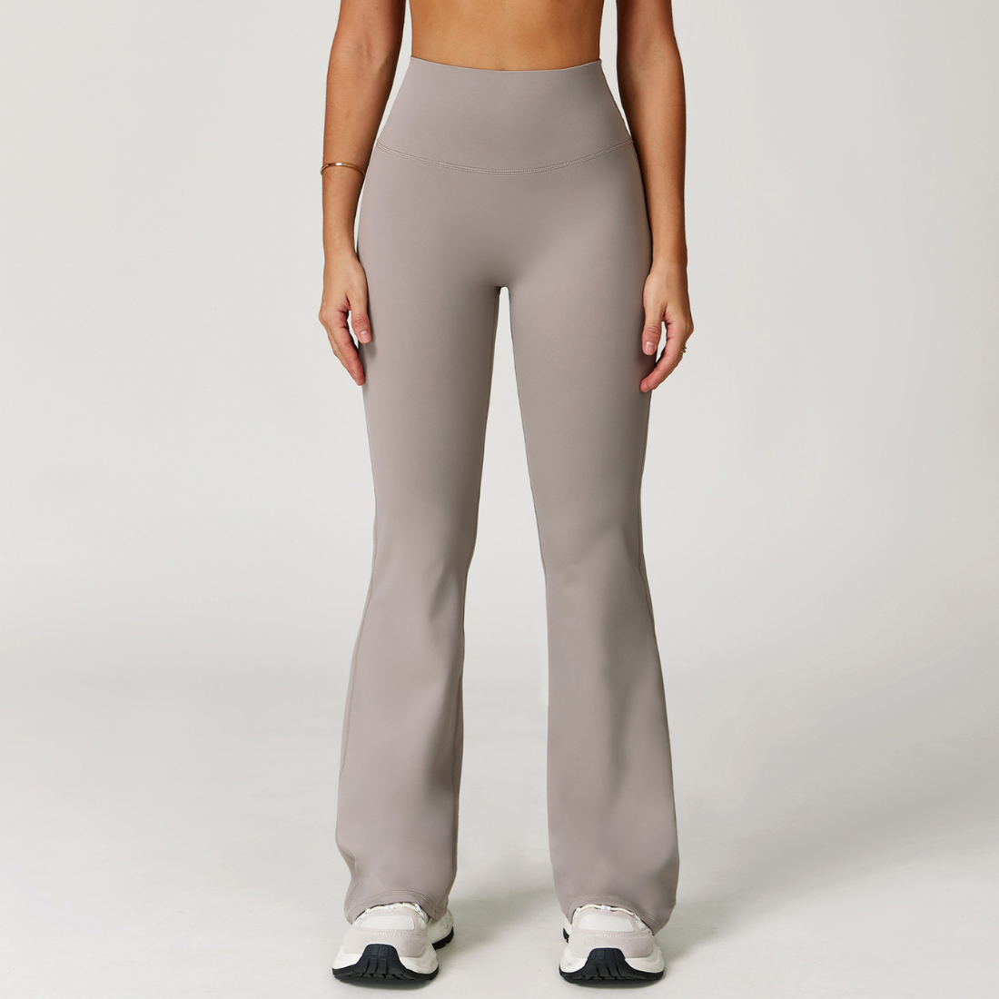 Wholesale Women's High-Waist Slim Wide-Leg Athletic Pants