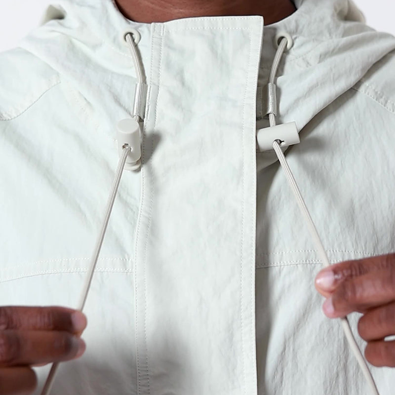 Durable Loose-Fit Cropped Windbreaker Jacket