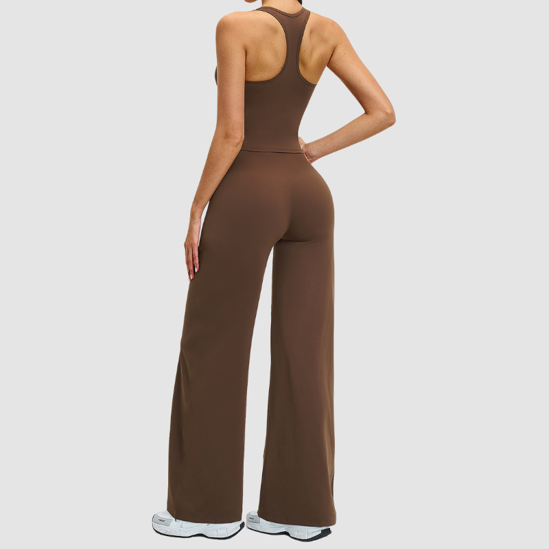 Wholesale Racerback Tank Top + Loose Wide-Leg Pants