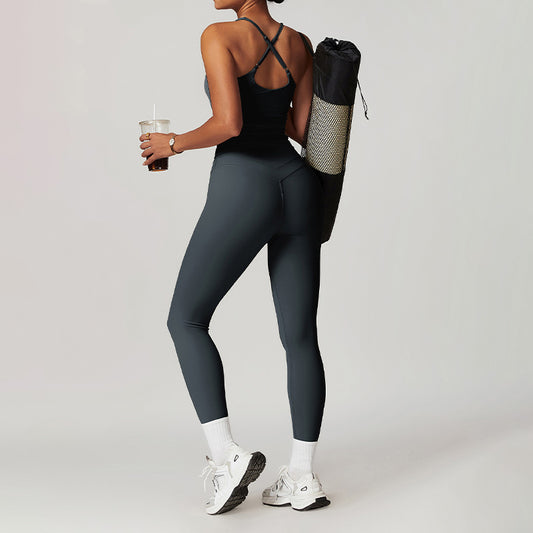 Wholesale Fitness Brushed Yoga Tank Top | Wonderxfans bulk activewear