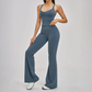 Wholesale Cross Back Tank Top+High Waist pant 2-piece Set