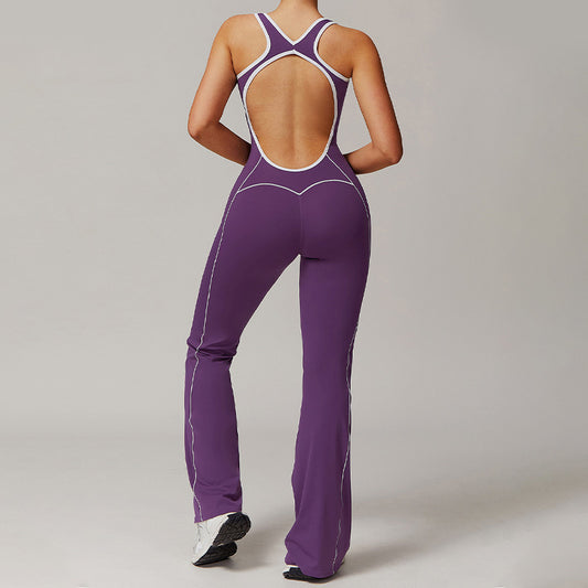 Wholesale Hollow back yoga suit hip-lifting | Wonderxfans bulk activewear