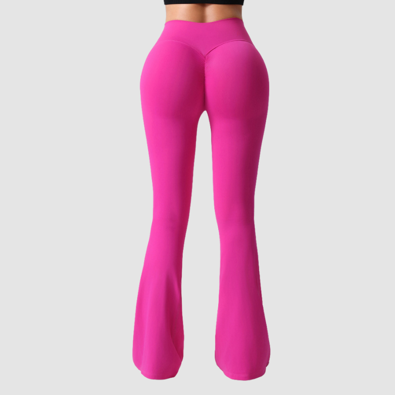 Wholesale High waist quick-dry Flared Leg pants