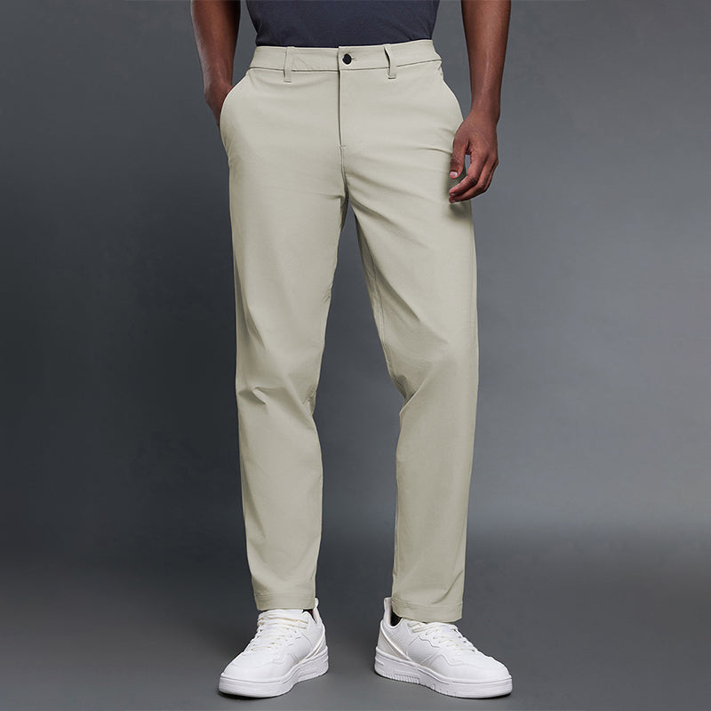 Men's Elastic Straight Leg Trousers