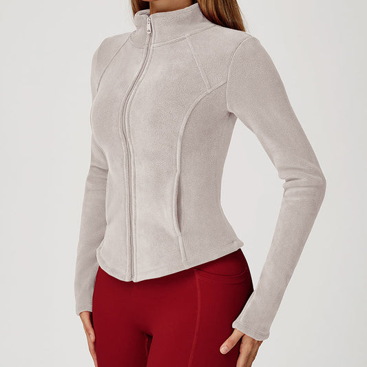 Wholesale Shearling outdoor high-neck slim-fit warm | Wonderxfans bulk activewear