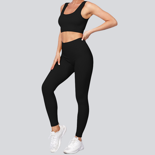 Wholesale Seamless yoga leggings and tank | Wonderxfans bulk activewear