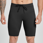 Wholesale Men's High-Waist Compression Shorts – Tummy Control Double-Layer Gym Shorts