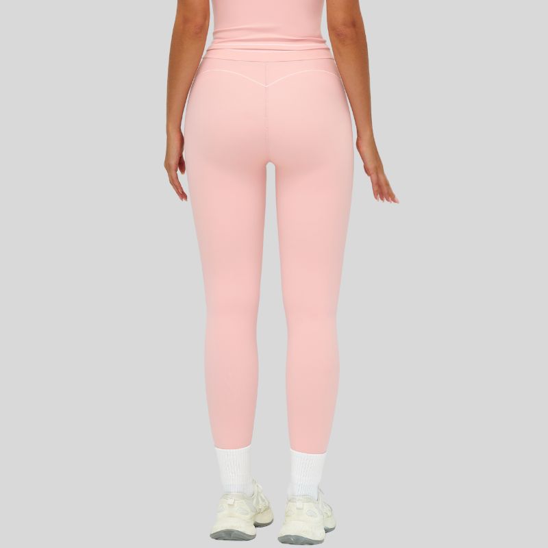 Contrasting stitching leggings