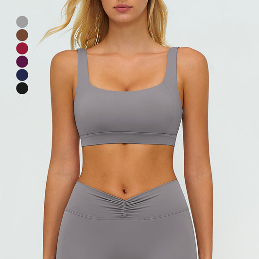 Wholesale Wide-strap supportive sports bra | Wonderxfans bulk activewear