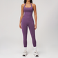 Wholesale Seamless Racerback Tank Top & High-Waist Leggings Set – Quick-Dry Yoga 2-Piece