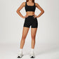 SPORTS BRA+High-waist shorts 2-PIECE SET