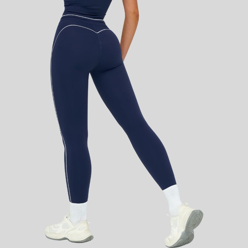 Contrasting stitching leggings