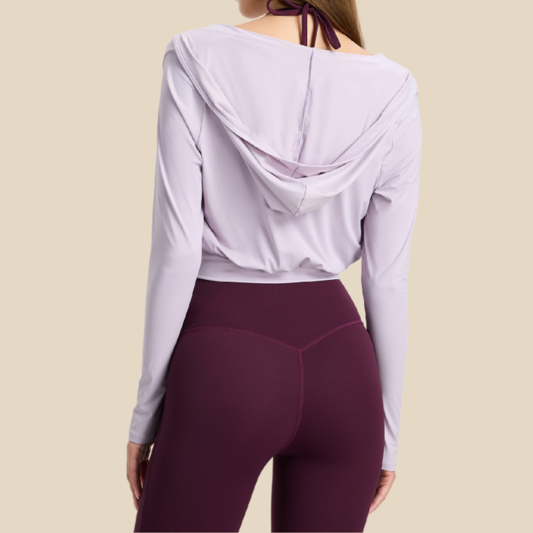 Women's Activewear Loose Long-Sleeve Open-Front Yoga Cover-Up