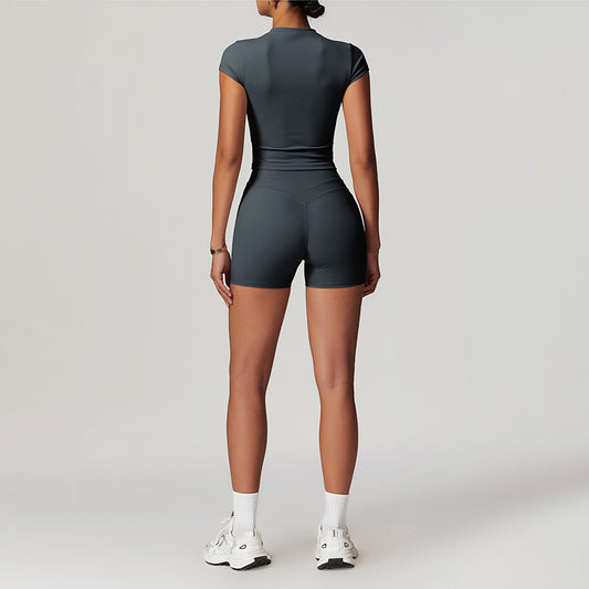 Wholesale Breathable Short Sleeve Yoga Top | Wonderxfans bulk activewear