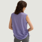 Wholesale yoga cover-up drawstring sleeveless top