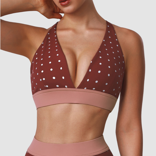 Wholesale cross-back high elasticity sports bra