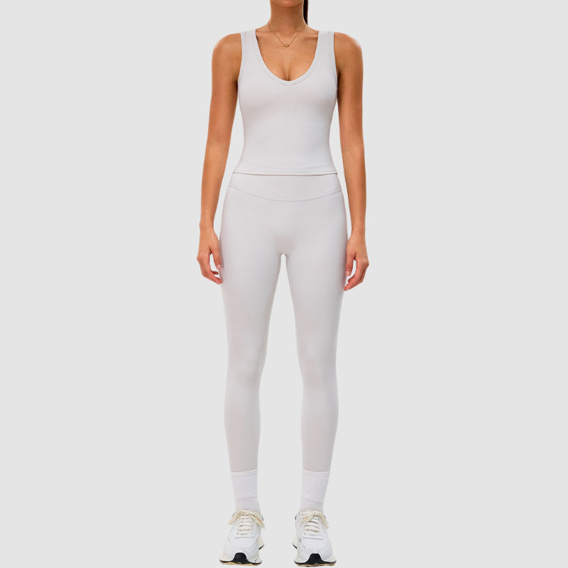 Wholesale quick-drying breathable sports tank top+leggings | Wonderxfans bulk activewear
