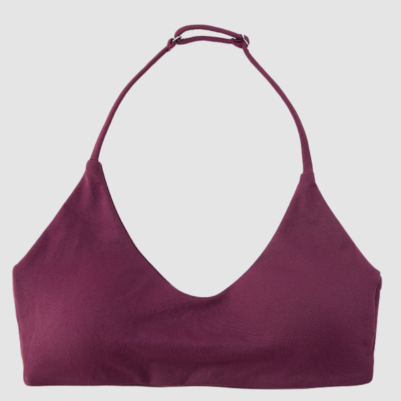 Wholesale Seamless Halter Sports Bra & High-Waist Biker Shorts Set – Naked-Feel Peach-Lift Yoga 2-Piece