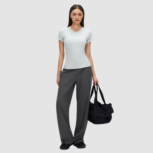 Wholesale straight leg ankle loose casual pants