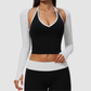 Wholesale Women’s Open-Back Yoga Shrug – Quick-Dry Long Sleeve