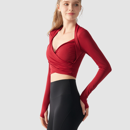 Wholesale Long Sleeve Yoga Top