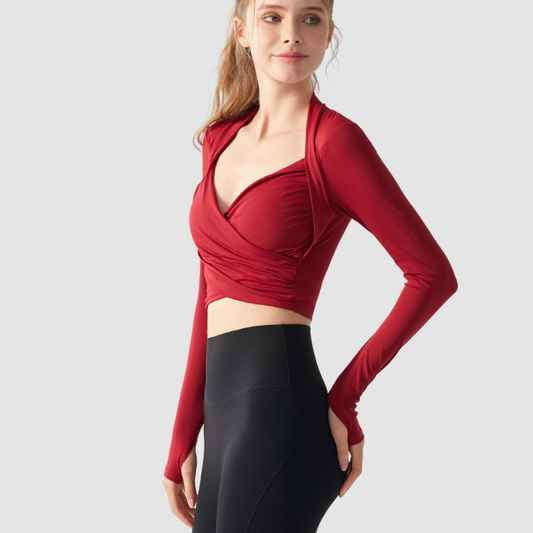 Wholesale Long Sleeve Yoga Top