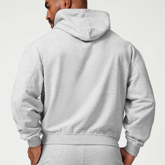 Wholesale Men's Hooded Long Sleeve Fitness | Wonderxfans bulk activewear