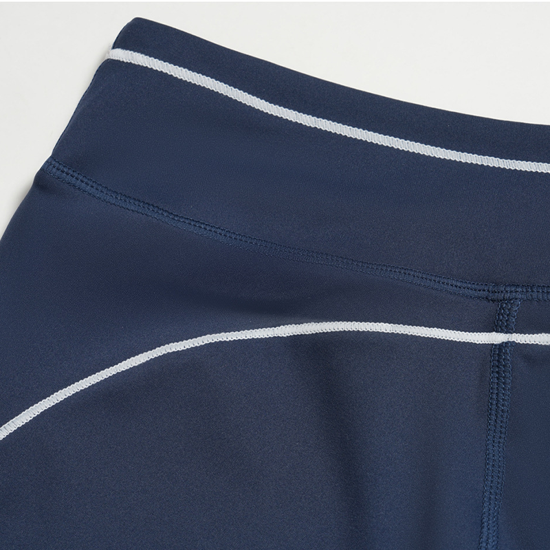 Wholesale high waisted contrasting sports shorts