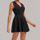 Wholesale Women's Quick-Dry Tennis Dress – Separate Shorts Anti-Exposure Pleated Yoga Skirt