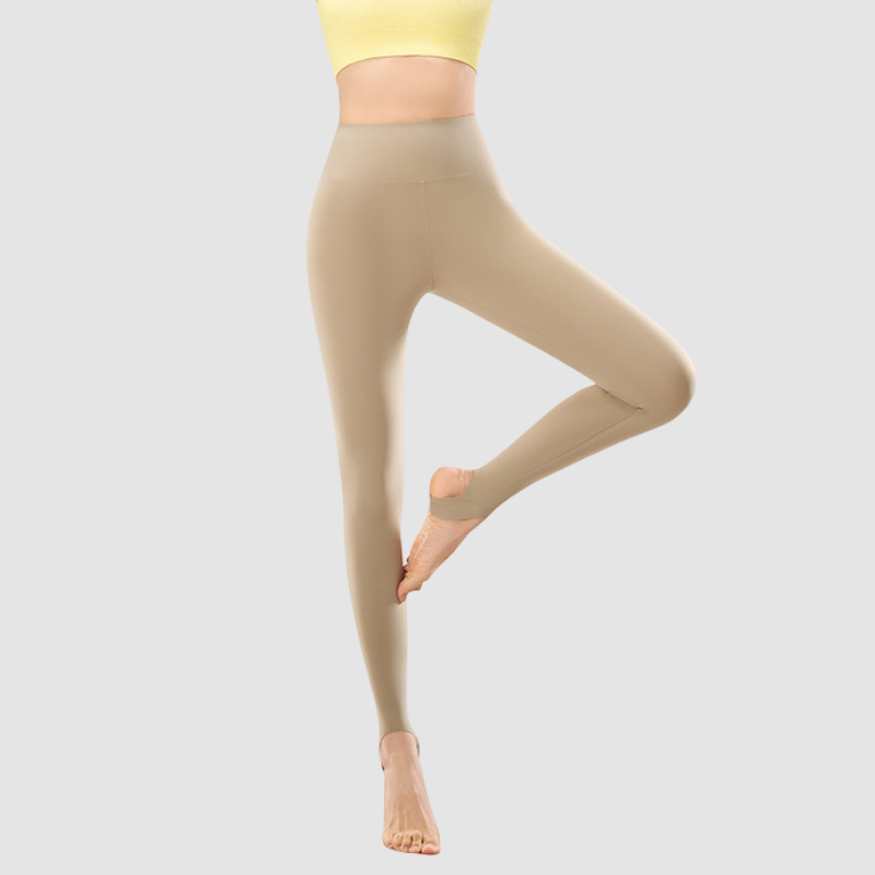 Wholesale Women's High-Waist Stirrup Shark Skin Leggings – Tummy Control Slimming Yoga Pants