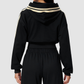 Wholesale Women's Thick hooded sports guard Zip Up Hoodie Jacket