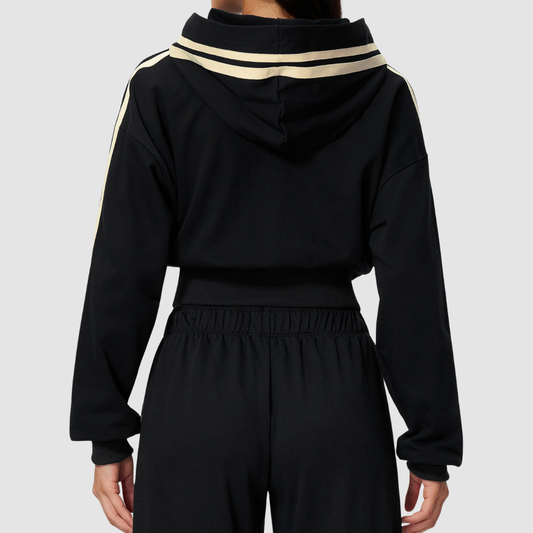 Wholesale Women's Thick hooded sports guard Zip Up Hoodie Jacket