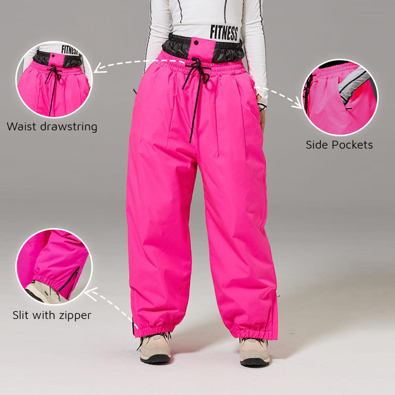 Windproof Waterproof Insulated Snow Pants