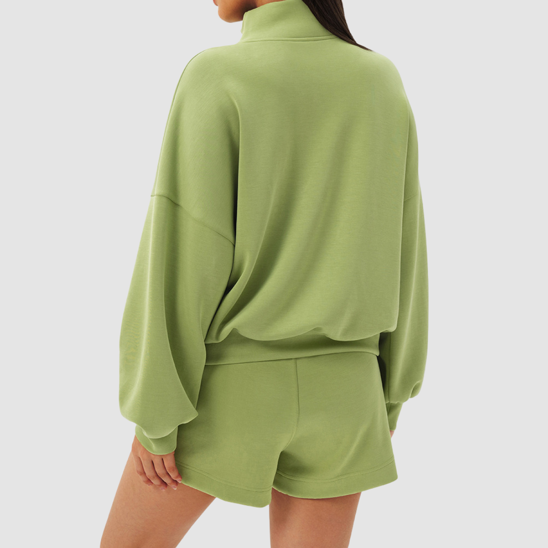 Wholesale Women's Loose Stand-Collar Modal Sports Top