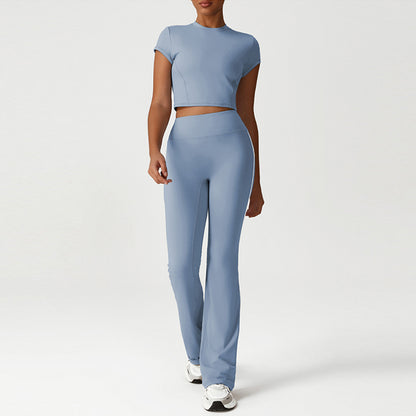 Wholesale Snug-Fit Cropped T-Shirt + Butt-Lifting | Wonderxfans bulk activewear