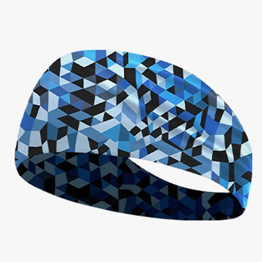 Quick-dry wide elastic sweat-absorbent sports headband