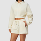 Wholesale Women's Zip Up Hoodie – Cropped Fleece-Lined Sport Jacket