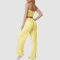 Wholesale Women's Yoga Bra & Wide-Leg Pants Set – High-Stretch Training Suit